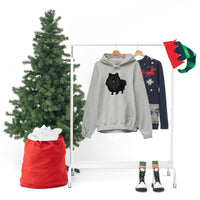 Black Pomeranian Unisex Heavy Blend™ Hooded Sweatshirt, S - 3XL, 6 Colors, Cotton/Polyester, FREE Shipping, Made in USA!!