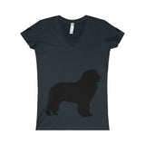 Newfoundland Women's Fine Jersey V-neck Tee