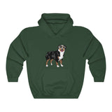 Australian Shepherd Unisex Heavy Blend™ Hooded Sweatshirt, S-3XL, 12 Colors, Cotton/Polyester, Medium Fabric, FREE Shipping, Made in USA!!