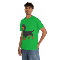 Dachshund Unisex Heavy Cotton Tee, S - 5XL, 12 Colors, Light Fabric, FREE Shipping, Made in USA!!