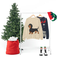 Dachshund Unisex Heavy Blend™ Crewneck Sweatshirt, S - 2XL, 14 Colors, Cotton/Polyester, Medium Fabric, FREE Shipping, Made in USA!!