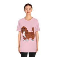 Ruby Cavalier King Charles Spaniel Unisex Jersey Short Sleeve Tee, 14 Colors, 100% Cotton, XS - 3XL, FREE Shipping, Made in USA!!