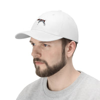 German Shorthaired Pointer Unisex Twill Hat, Cotton Twill, Adjustable Velcro Closure, FREE Shipping, Made in USA!!