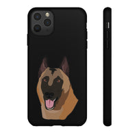 Belgian Malinois Tough Cell Phone Cases, Two Layers, Impact Resistant, Made in USA!!