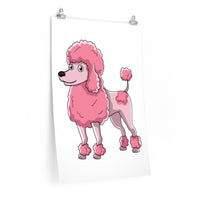 Poodle Premium Matte vertical posters