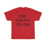 Poodle Unisex Heavy Cotton Tee