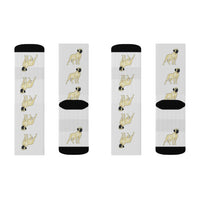 Mastiff Sublimation Socks, 95% Polyester, 3 Sizes, Cushioned Bottoms, Made in the USA!!