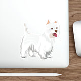 West Highland White Terrier Die-Cut Stickers, 5 Sizes, Water Resistant Vinyl, Indoor/Outdoor, Matte Finish, FREE Shipping, Made in USA!!