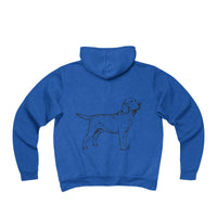 Labrador Retriever Hoodies, Unisex Sponge Fleece Full-Zip Hoodie