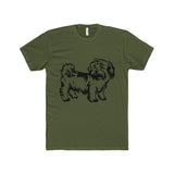Shih Tzu Men's Cotton Crew Tee