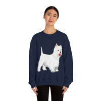 West Highland White Terrier Unisex Heavy Blend™ Crewneck Sweatshirt, S - 5XL, Cotton/Polyester, FREE Shipping, Made in USA!!