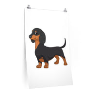 Dachshund Premium Matte vertical posters