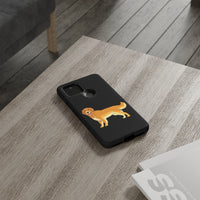 Golden Retriever Cell Phone Cases, Samsung, iPhone, Google, Impact Resistant, Dual Layer for Protection, FREE Shipping, Made in USA!!