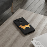 Golden Retriever Cell Phone Cases, Samsung, iPhone, Google, Impact Resistant, Dual Layer for Protection, FREE Shipping, Made in USA!!