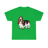 Basset Hound Unisex Heavy Cotton Tee, S - 5XL, 12 Colors, 100% Cotton, FREE  Shipping, Made in USA!!