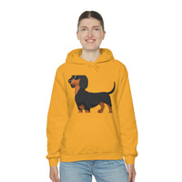 Dachshund Unisex Heavy Blend™ Hooded Sweatshirt, S - 5XL, 13 Colors, Cotton/Polyester, FREE Shipping, Made in USA!!