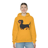Dachshund Unisex Heavy Blend™ Hooded Sweatshirt, S - 5XL, 13 Colors, Cotton/Polyester, FREE Shipping, Made in USA!!
