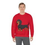 Dachshund Unisex Heavy Blend™ Crewneck Sweatshirt, S - 2XL, 14 Colors, Cotton/Polyester, Medium Fabric, FREE Shipping, Made in USA!!