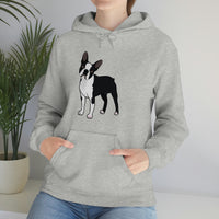 Boston Terrier Unisex Heavy Blend™ Hooded Sweatshirt, S - 5XL, 12 Colors, Cotton/Polyester, FREE Shipping, Made in USA!!