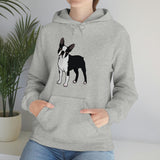 Boston Terrier Unisex Heavy Blend™ Hooded Sweatshirt, S - 5XL, 12 Colors, Cotton/Polyester, FREE Shipping, Made in USA!!