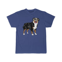 Australian Shepherd Men's Short Sleeve Tee, S - 5 XL, 11 Colors, Soft Cotton, Light Fabric, FREE Shipping, Made in USA!!