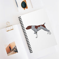 German Shorthaired Pointer Spiral Notebook - Ruled Line