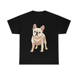 French Bulldog Unisex Heavy Cotton Tee, S - 5XL, 12 Colors, Light Fabric, FREE Shipping, Made in USA!!