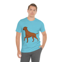 Rhodesian Ridgeback Unisex Jersey Short Sleeve Tee, S - 3XL, 16 Colors, Light Fabric Cotton, FREE Shipping, Made in USA!!