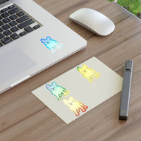 French Bulldog Sticker Sheets, 2 Image Sizes, 3 Image Surfaces, Water Resistant Vinyl, FREE Shipping, Made in USA!!