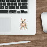 French Bulldog Die-Cut Stickers,  Water Resistant Vinyl, 5 Sizes, Matte Finish, Indoor/Outdoor, FREE Shipping, Made in USA!!