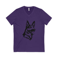 German Shepherd V-Neck Tee