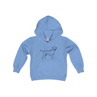 Labrador Retriever Boys Hoodies, Kids Heavy Blend Hooded Sweatshirt