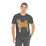 Shiba Inu Unisex Jersey Short Sleeve Tee, S - 3XL, 16 Colors, 100% Cotton, Light Fabric, FREE Shipping, Made in USA!!