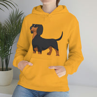 Dachshund Unisex Heavy Blend™ Hooded Sweatshirt, S - 5XL, 13 Colors, Cotton/Polyester, FREE Shipping, Made in USA!!