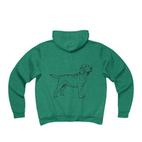 Labrador Retriever Hoodies, Unisex Sponge Fleece Full-Zip Hoodie