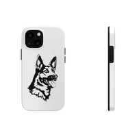 German Shepherd Case Mate Tough Phone Cases, Over 30 Sizes, Impact Resistant, Rubber Liner, FREE Shipping, Made in USA!!
