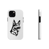 German Shepherd Case Mate Tough Phone Cases, Over 30 Sizes, Impact Resistant, Rubber Liner, FREE Shipping, Made in USA!!