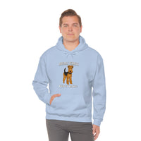 Airedale Terrier Unisex Heavy Blend Hooded Sweatshirt, S - 5XL, 12 Colors, Cotton/Polyester, FREE Shipping, Made in USA!!