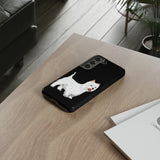 West Highland White Terrier Tough Cell Phone Cases, Impact Resistant, Matte or Glossy, FREE Shipping, Made in USA!!