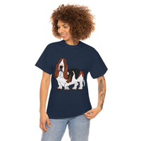 Basset Hound Unisex Heavy Cotton Tee, S - 5XL, 12 Colors, 100% Cotton, FREE  Shipping, Made in USA!!