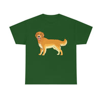 Golden Retriever Unisex Heavy Cotton Tee