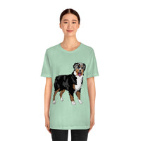 Australian Shepherd Unisex Jersey Short Sleeve Tee, XS-3XL, 14 Colors, Soft Cotton, Light Fabric, FREE Shipping, Made in USA!!