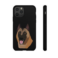 Belgian Malinois Tough Cell Phone Cases, Two Layers, Impact Resistant, Made in USA!!