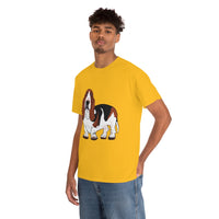 Basset Hound Unisex Heavy Cotton Tee, S - 5XL, 12 Colors, 100% Cotton, FREE  Shipping, Made in USA!!