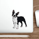 Boston Terrier Die-Cut Stickers, Water Resistant Vinyl, 5 Sizes, Matte Finish, Indoor/Outdoor, FREE Shipping, Made in USA!!