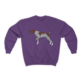 German Shorthaired Pointer Unisex Heavy Blend Crewneck Sweatshirt