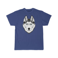 Siberian Husky Men's Short Sleeve Tee, S - 5XL, 11 Colors, Light Fabric, Soft Cotton, FREE Shipping, Made in USA!!