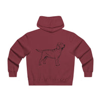 Labrador Retriever Hoodies, Men's Lightweight Zip Hooded Sweatshirt