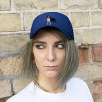 Boston Terrier Unisex Twill Hat, Cotton Twill, Adjustable Velcro Closure, FREE Shipping, Made in USA!!