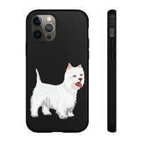 West Highland White Terrier Tough Cell Phone Cases, Impact Resistant, Matte or Glossy, FREE Shipping, Made in USA!!